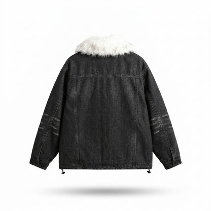 Gentleman Code - Sozal | Pelzbesetzt Gewaschen Jacke Unisex
