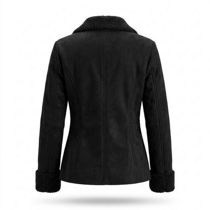 Gentleman Code - Liwek | Gefüttert Tailliert Wildleder-Jacke Damen