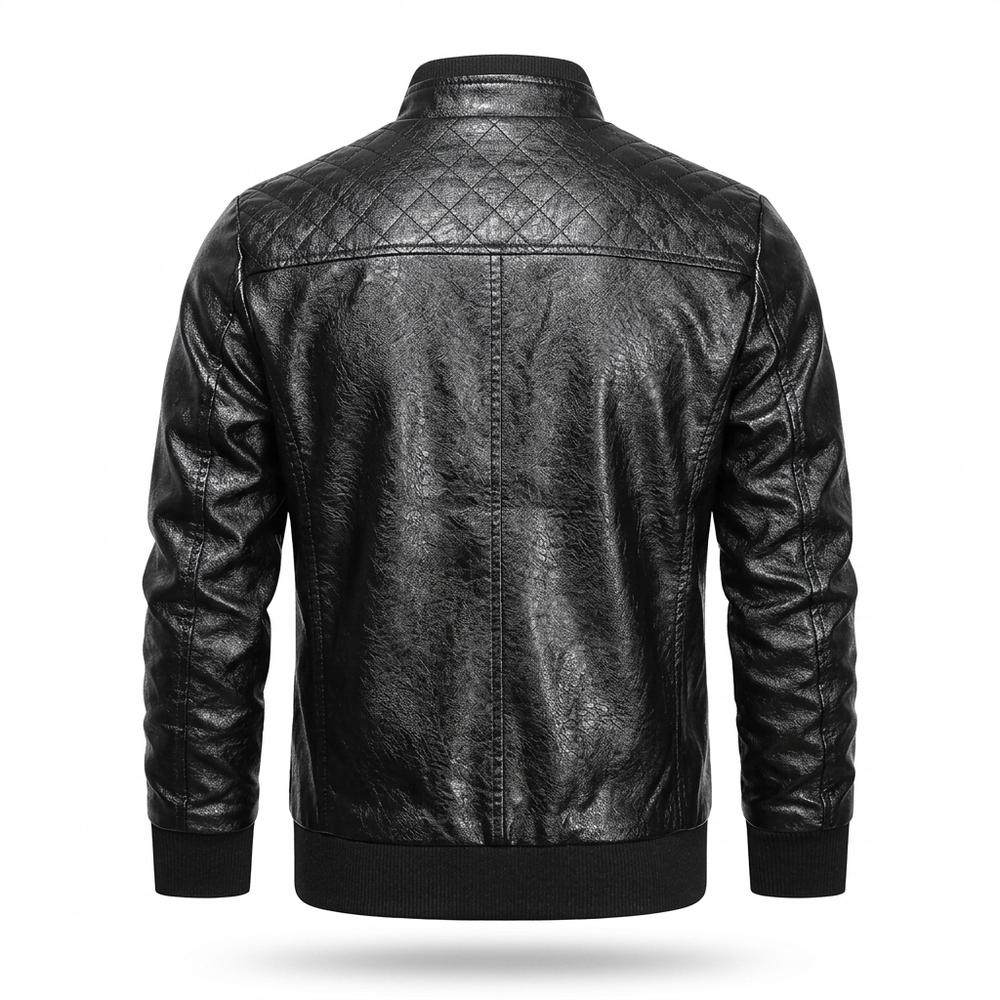 Gentleman Code - Lymar | Gesteppt Gefüttert Lederjacke Herren