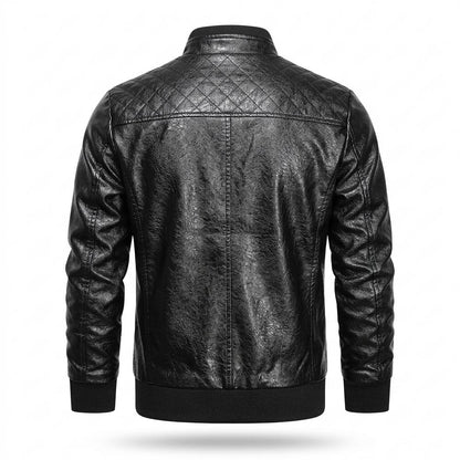 Gentleman Code - Lymar | Gesteppt Gefüttert Lederjacke Herren