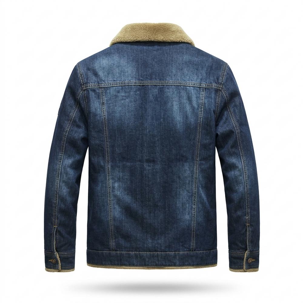Gentleman Code - Yufak | Gefütterte Jeans Jacke Herren