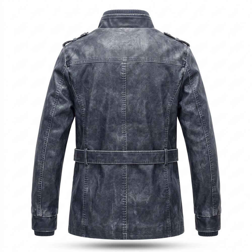 Gentleman Code - Rigek | Gefüttert Gewaschen Lederjacke Herren