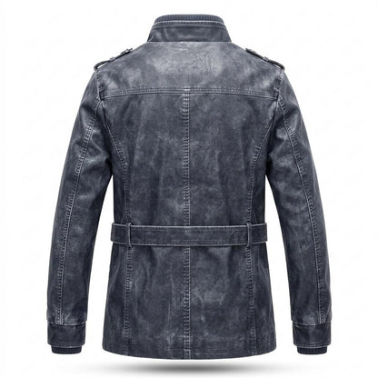 Gentleman Code - Rigek | Gefüttert Gewaschen Lederjacke Herren