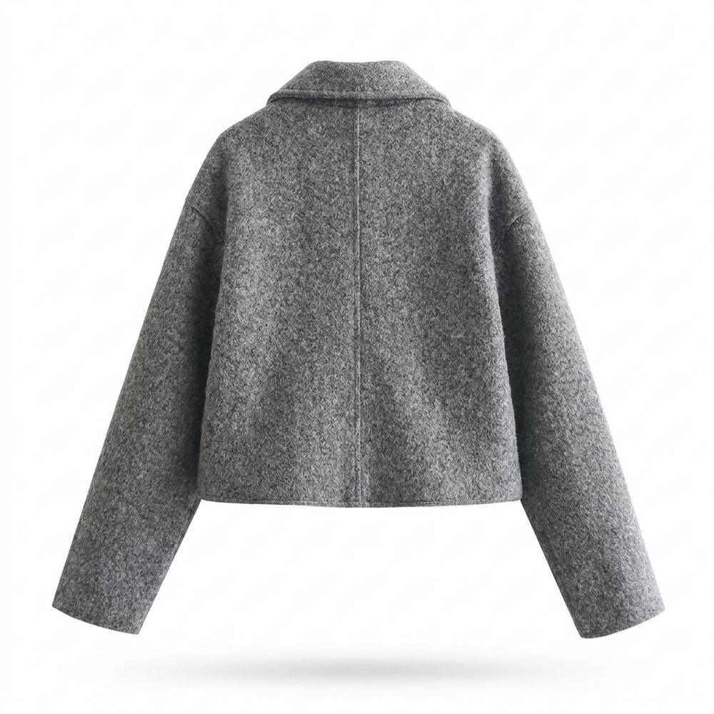 Gentleman Code - Nizis | Strukturiert Kurzgeschnitten Jacke Damen