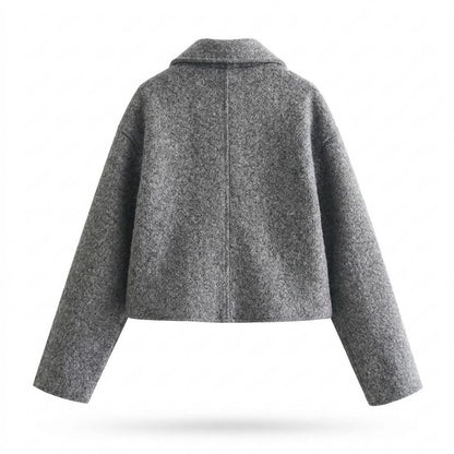 Gentleman Code - Nizis | Strukturiert Kurzgeschnitten Jacke Damen