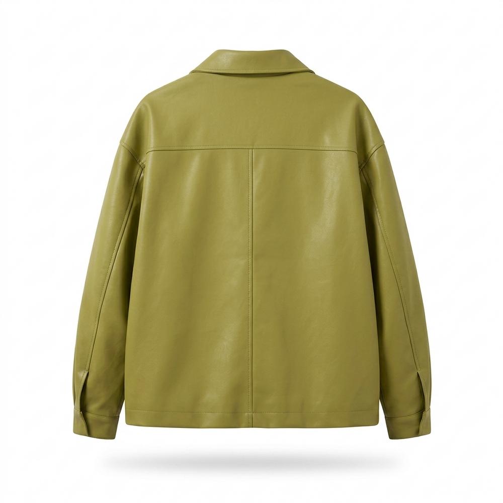 Gentleman Code - Arral | Glatte Gezipte Lederjacke Unisex