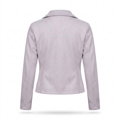 Gentleman Code - Dasiv | Tailliert Asymmetrisch Wildleder-Jacke Damen