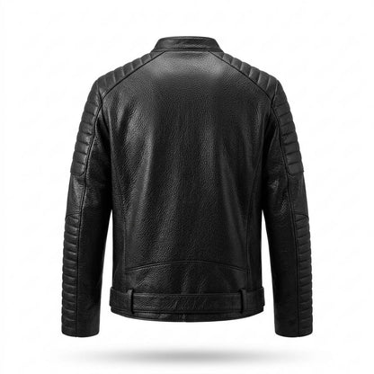 Gentleman Code - Livim | Genarbt Gesteppt Lederjacke Herren