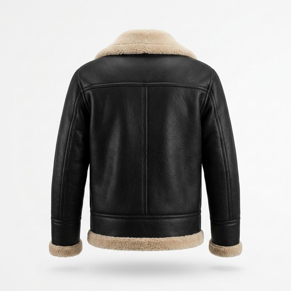 Gentleman Code - Yovet | Genarbte Gefütterte Lederjacke Herren