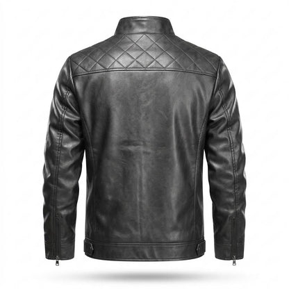 Gentleman Code - Mevad | Gesteppt Gefüttert Lederjacke Herren