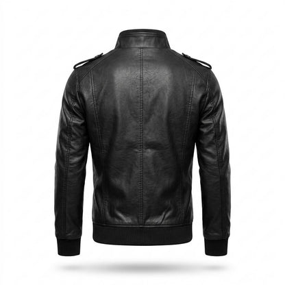 Gentleman Code - Munes | Gesteppt Gefüttert Lederjacke Herren