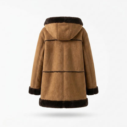 Gentleman Code - Zosel | Gefütterter Veloursartiger Mantel Damen