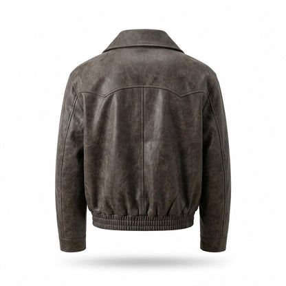 Gentleman Code - Zakis | Velours Reißverschluss Wildleder-Jacke Herren