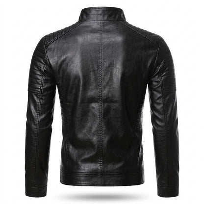 Gentleman Code - Casir | Gesteppt Tailliert Lederjacke Herren