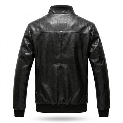 Gentleman Code - Medur | Gefüttert Kurz Lederjacke Herren