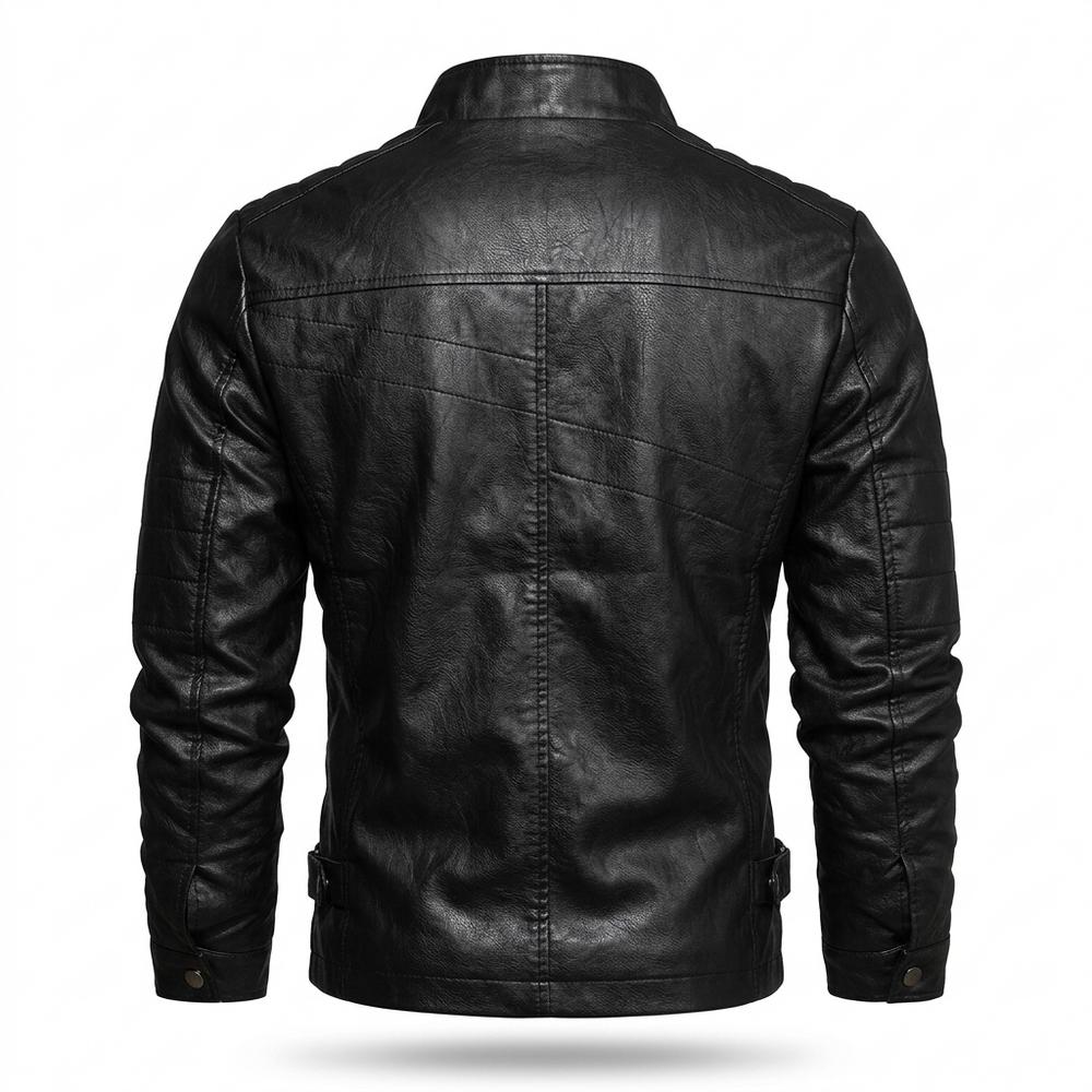 Gentleman Code - Dunod | Tailliert Gesteppt Lederjacke Herren
