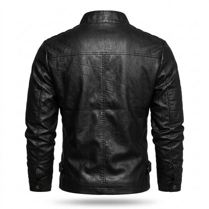 Gentleman Code - Dunod | Tailliert Gesteppt Lederjacke Herren