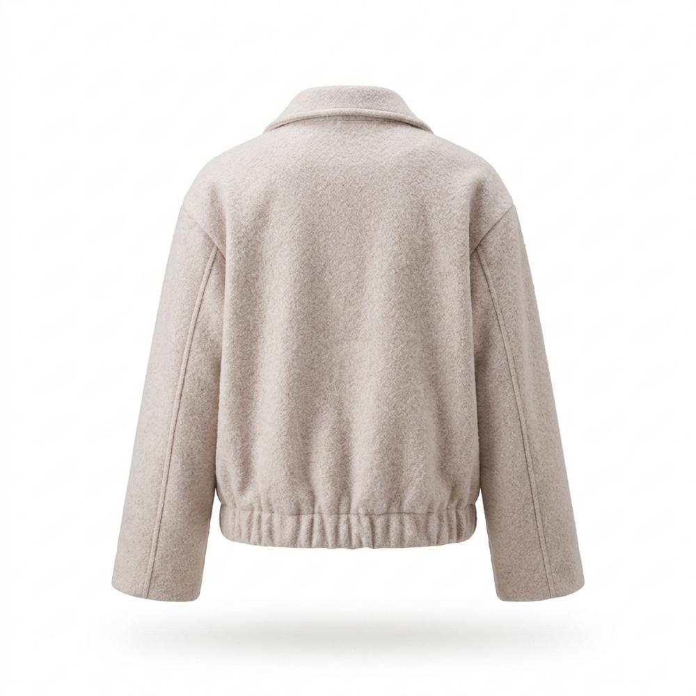 Gentleman Code - Nowen | Kurzgeschnittene Geknöpfte Jacke Damen