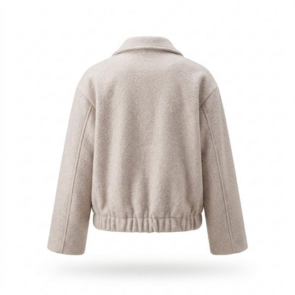 Gentleman Code - Nowen | Kurzgeschnittene Geknöpfte Jacke Damen