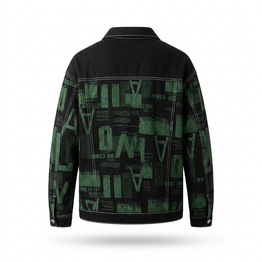 Gentleman Code - Vosor | Bedruckt Kontrastgesteppt Jacke Unisex