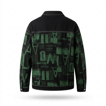 Gentleman Code - Vosor | Bedruckt Kontrastgesteppt Jacke Unisex