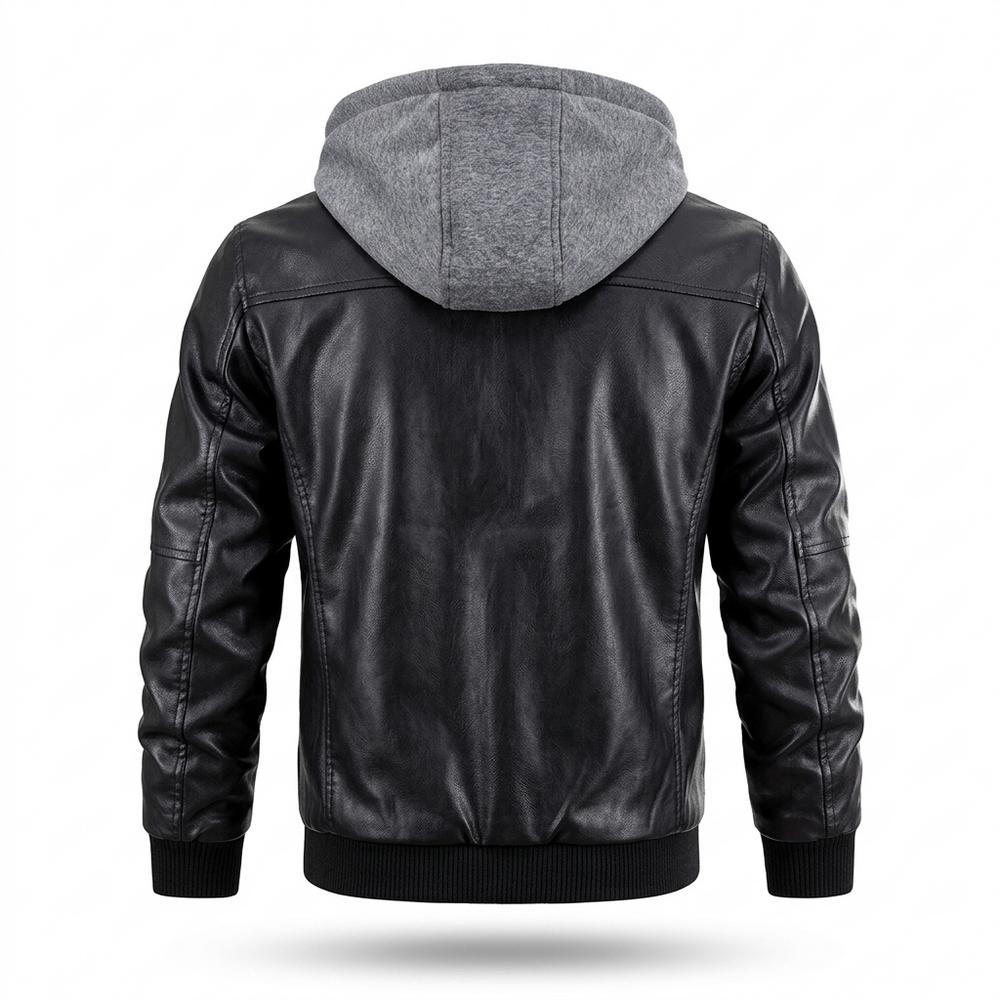 Gentleman Code - Tovar | Gefütterte Gesteppte Lederjacke Herren