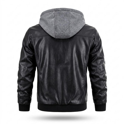 Gentleman Code - Tovar | Gefütterte Gesteppte Lederjacke Herren