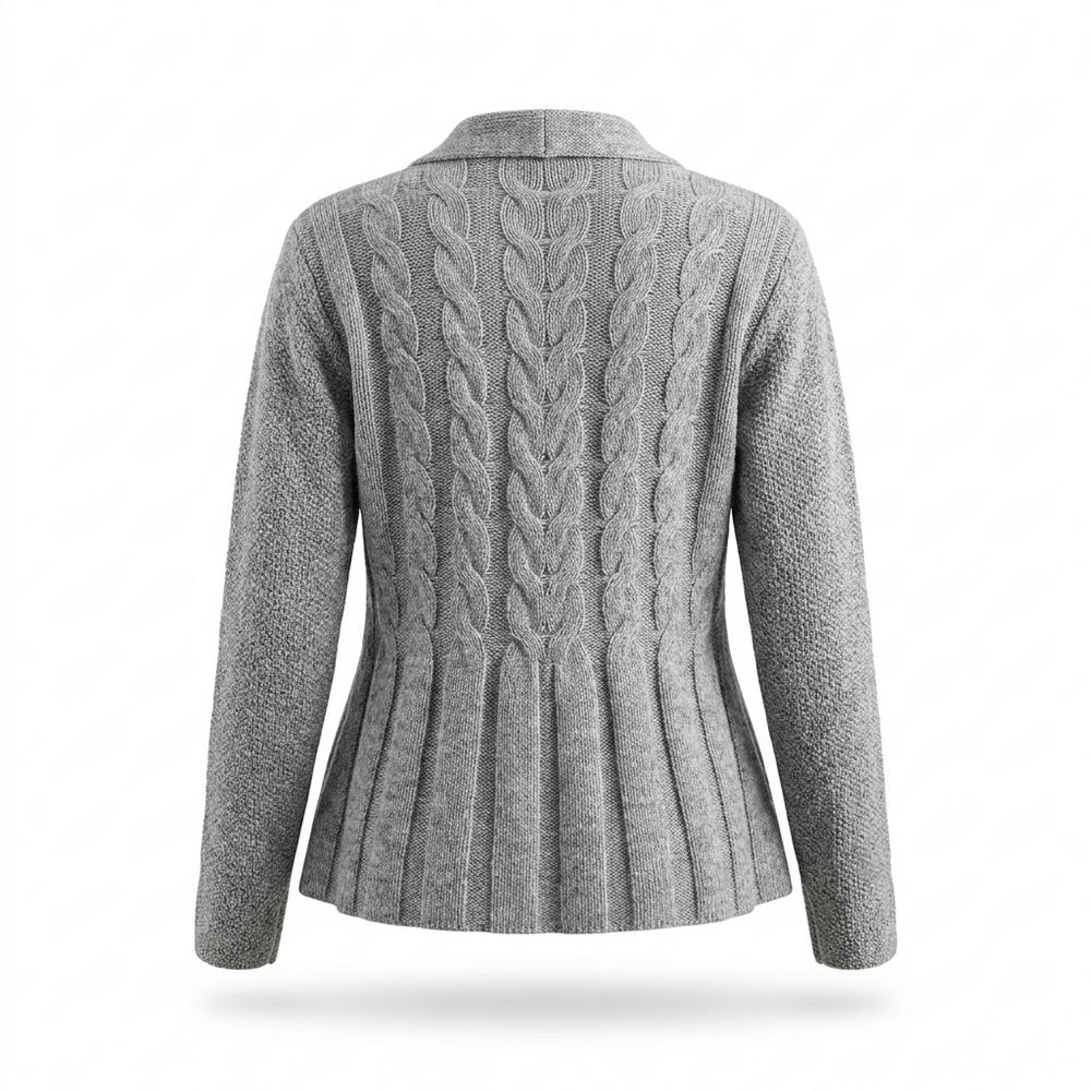 Gentleman Code - Milol | Taillierter Gestrickter Cardigan Damen