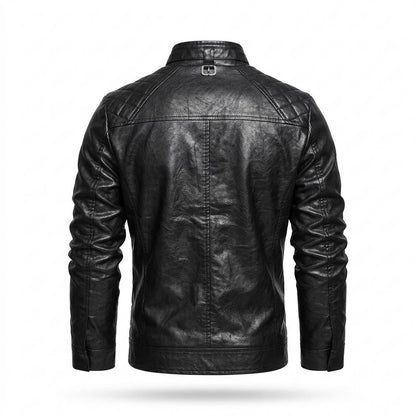 Gentleman Code - Yenil | Gesteppt Tailliert Lederjacke Herren