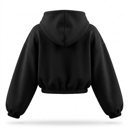 Gentleman Code - Yohak | Kurzgeschnitten Weitärmlig Hoodie Damen