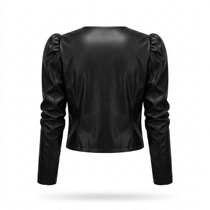Gentleman Code - Lufud | Kurzgeschnittene Geraffte Jacke Damen
