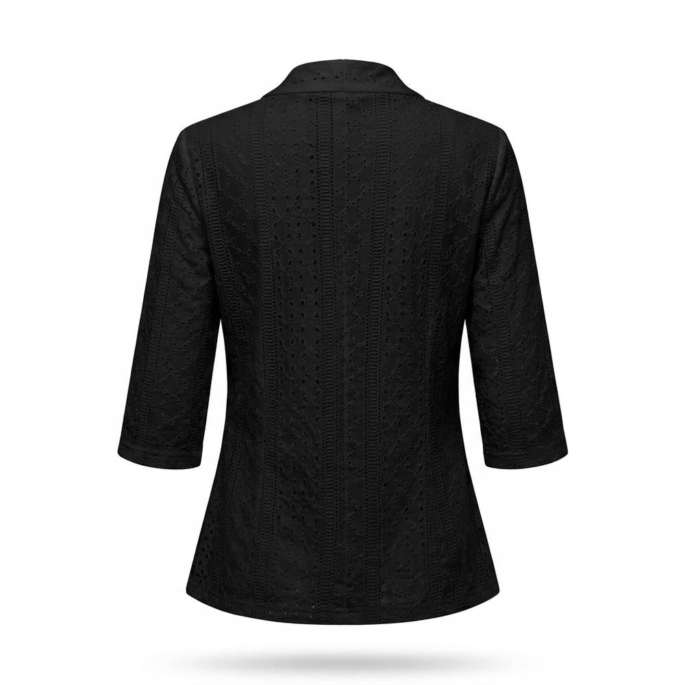 Gentleman Code - Mabus | Tailliertes Lochgemustertes Sakko Damen