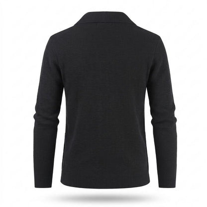 Gentleman Code - Ronuk | Strukturiert Geknöpft Cardigan Herren