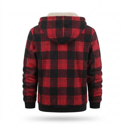 Gentleman Code - Eawin | Gefüttert Kariert Hoodie Herren