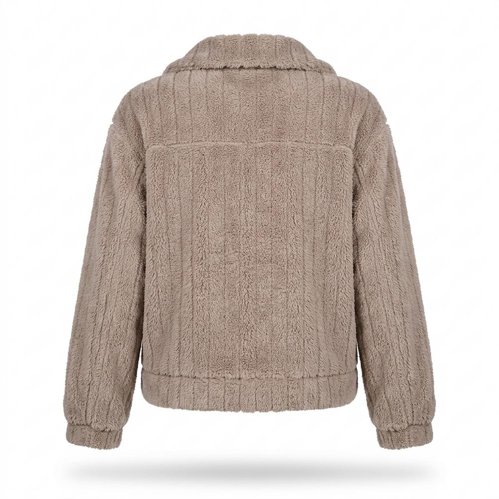 Gentleman Code - Labok | Geknöpft Fleece Jacke Damen
