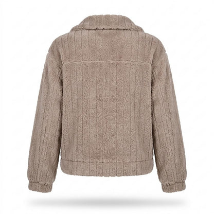 Gentleman Code - Labok | Geknöpft Fleece Jacke Damen