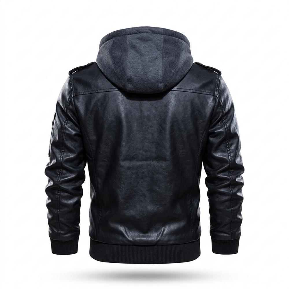 Gentleman Code - Movur | Gefüttert Mehrlagig Lederjacke Herren