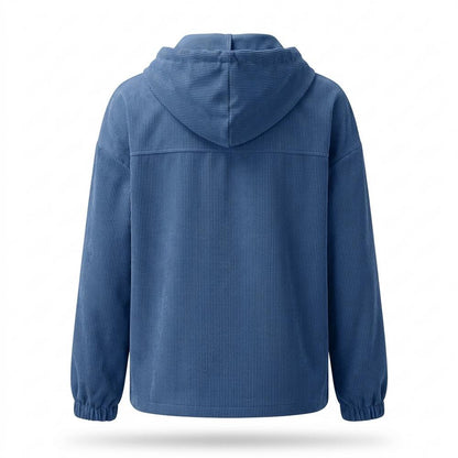 Gentleman Code - Diful | Gerippt Reißverschluss Jacke Damen