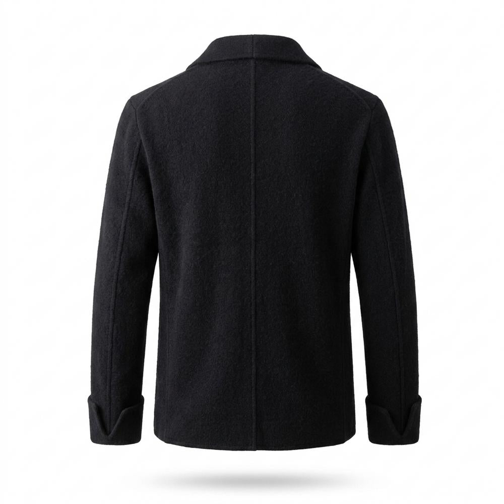 Gentleman Code - Yugud | Strukturierte Geknöpfte Strickjacke Herren
