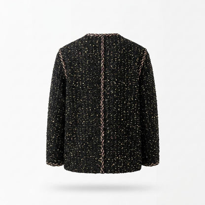Gentleman Code - Netes | Strukturiert Kragenlos Jacke Damen
