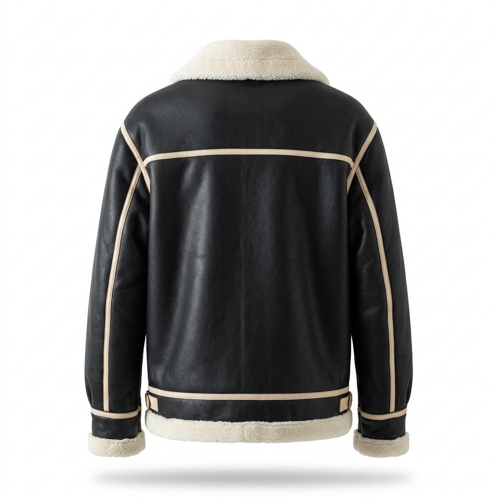 Gentleman Code - Sifon | Gefüttert Abgesetzt Lederjacke Unisex