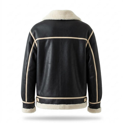 Gentleman Code - Sifon | Gefüttert Abgesetzt Lederjacke Unisex