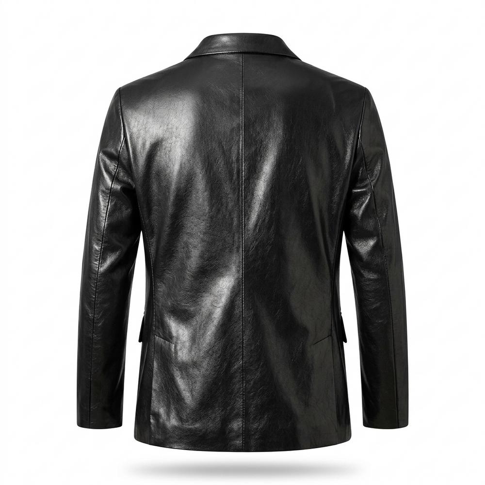 Gentleman Code - Sesek | Ledernes Einreihiges Sakko Herren