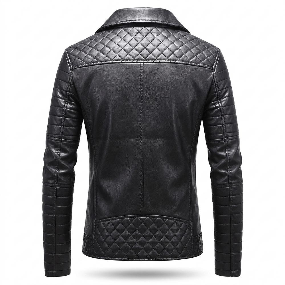 Gentleman Code - Risin | Gesteppt Gefüttert Lederjacke Herren