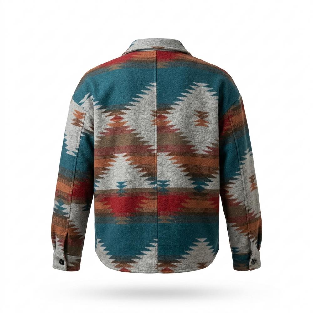 Gentleman Code - Levur | Gemustert Geknöpft Jacke Unisex