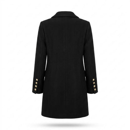 Gentleman Code - Kehus | Zweireihiger Woll Mantel Damen