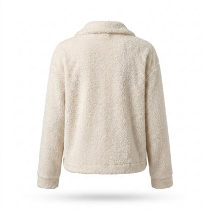 Gentleman Code - Eohuv | Flauschige Geknöpfte Jacke Damen