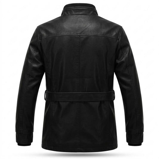 Gentleman Code - Lutar | Aufwendig Gefüttert Lederjacke Herren