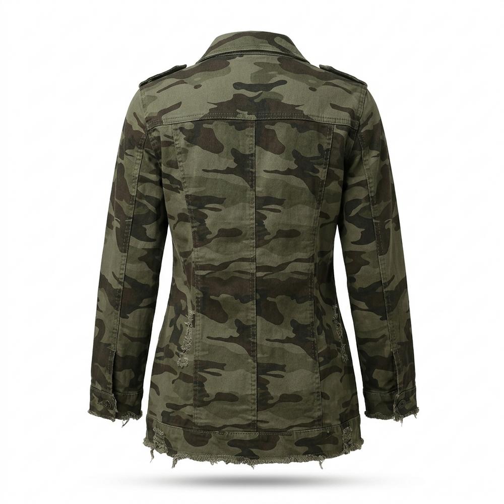 Gentleman Code - Zuzis | Gemustert Geknöpft Jacke Damen
