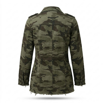 Gentleman Code - Zuzis | Gemustert Geknöpft Jacke Damen